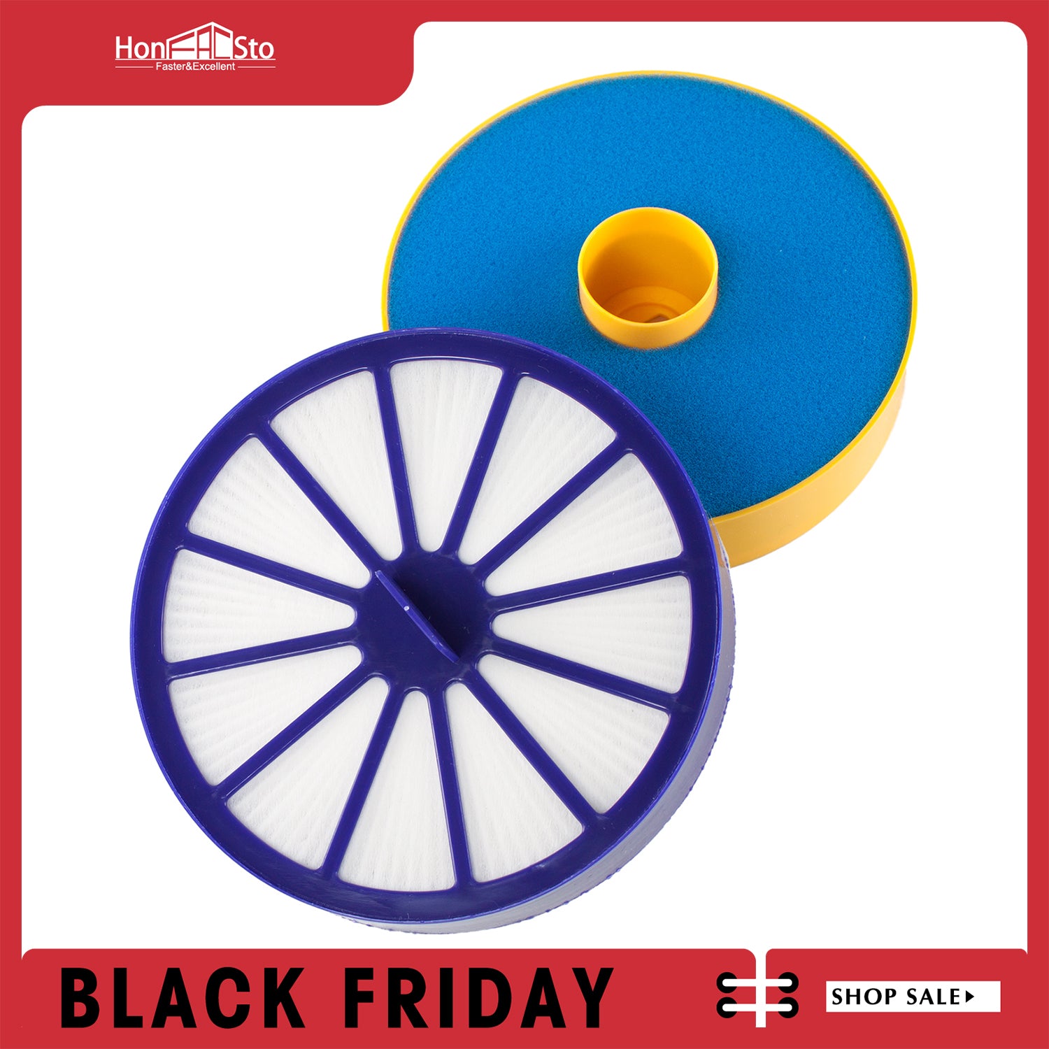 LTWHOME Hepa Filtern für Dyson DC07 PRE & Post Motor