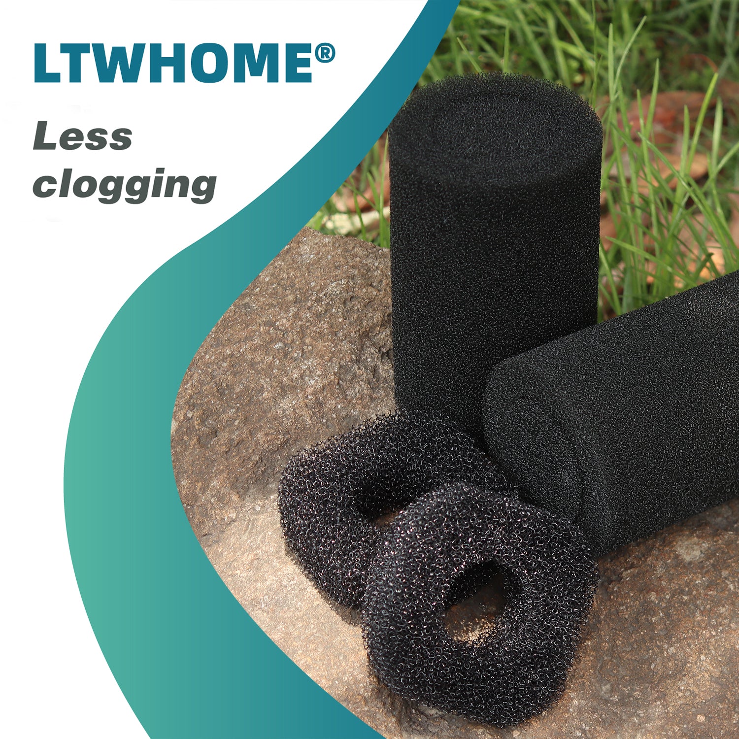 LTWHOME Filterschwamm für All Pond Solutions CUP-359 Filter