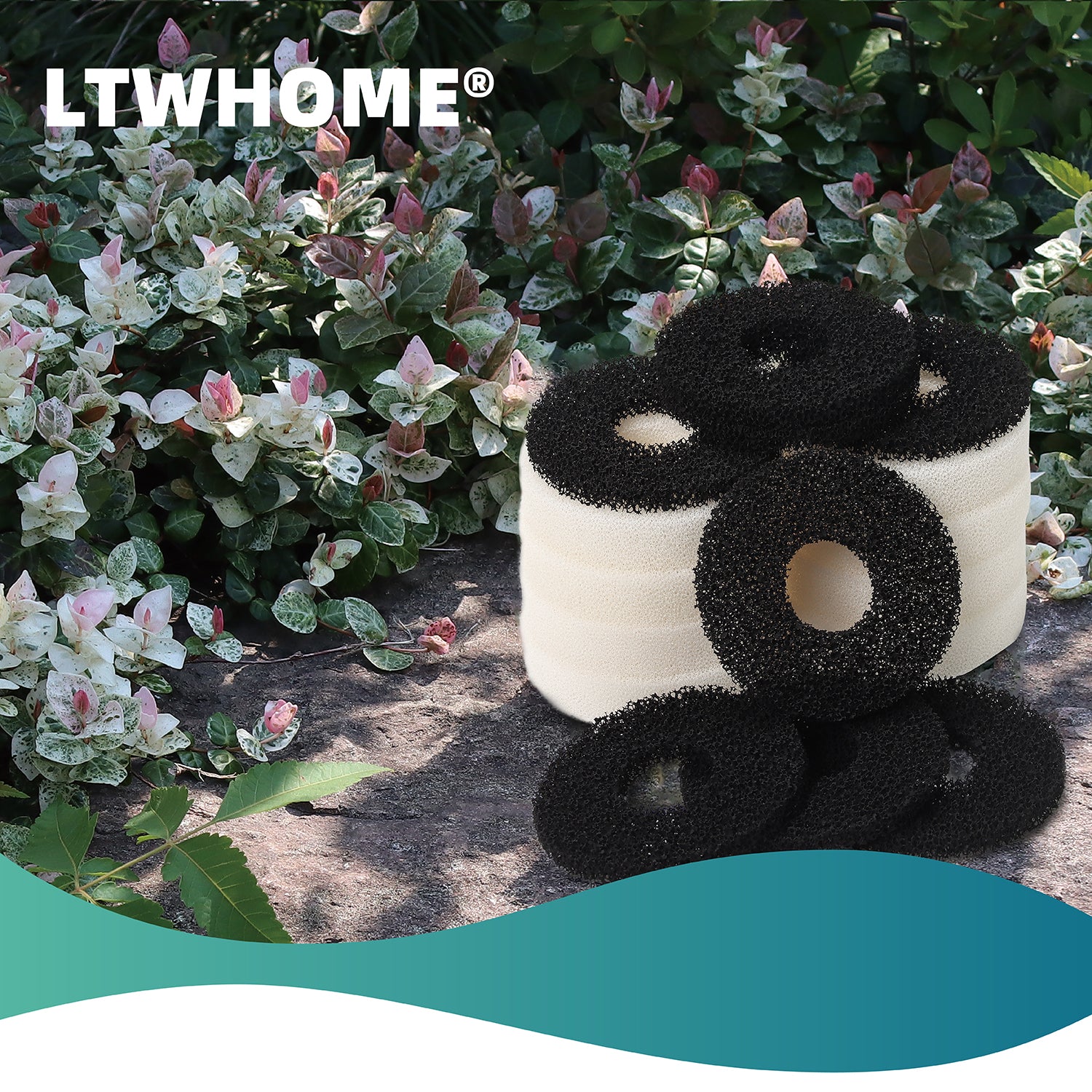 LTWHOME Schaum- und Kohle Ringe Passend für Biorb Filter Set/Service Kit