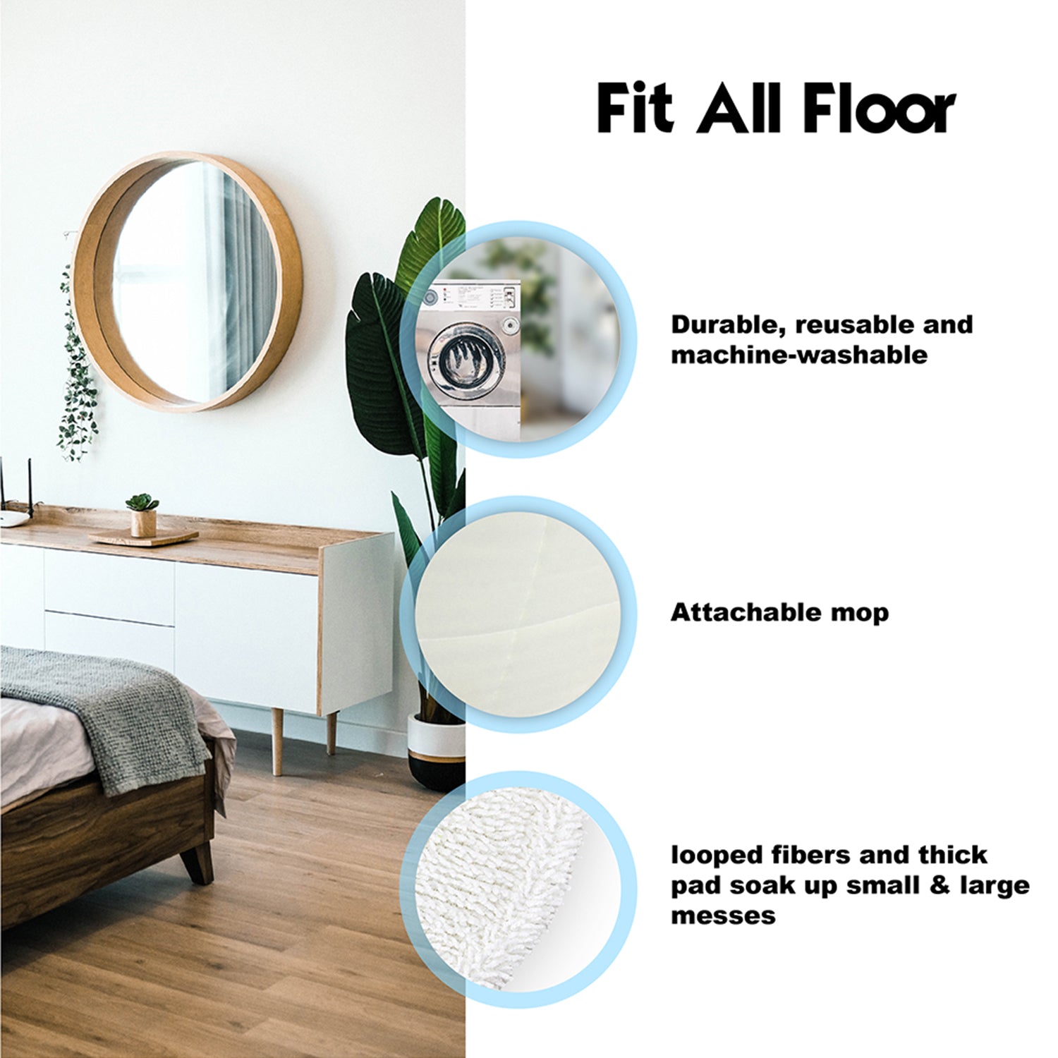 LTWHOME Mop Pads für Bissell Spinwave 2039 Series 2039A 2124