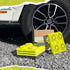 LTWHOME COMFACO RV stapelbare Basisplatten, Unterlegplatten, Stützplatten, für Wohnmobile, Caravan, Camping Stützböcke und Kurbelstütze 21.5*21.5cm (10 Stück)