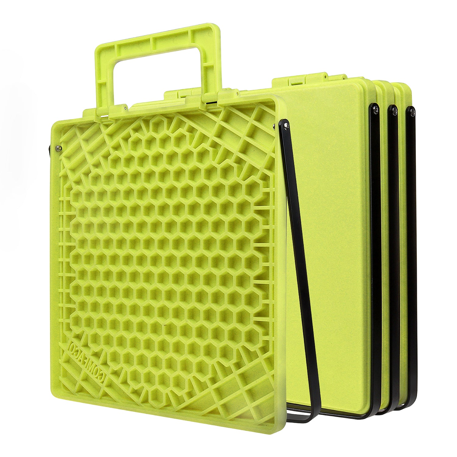LTWHOME COMFACO RV Große Stabilisator Stützplatten mit Griff, verhindert das Versinken von Wagenhebern Schwerlast 31.5*30.5cm (4 Stück)