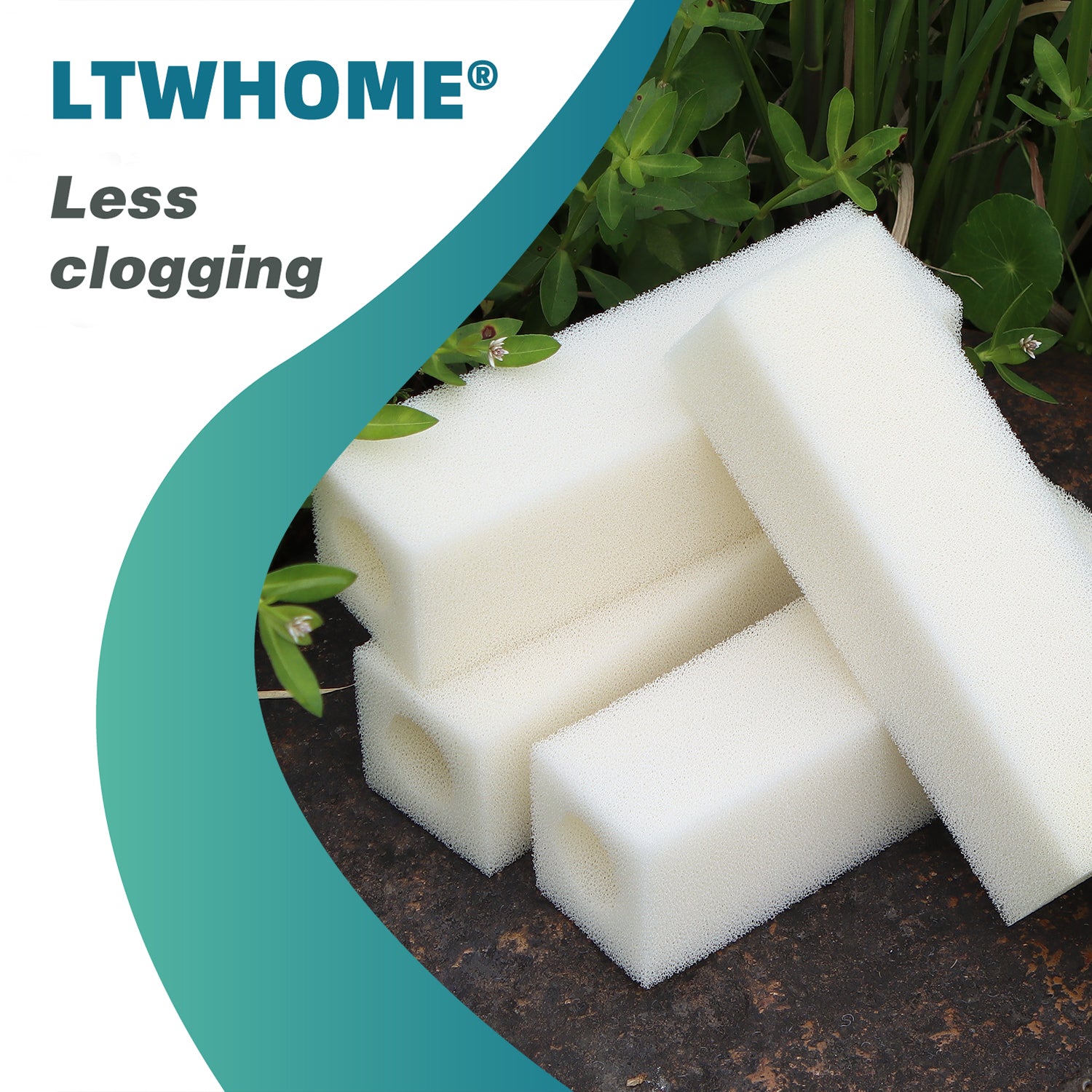 LTWHOME Filterschwamm für Eheim Pick up 2012