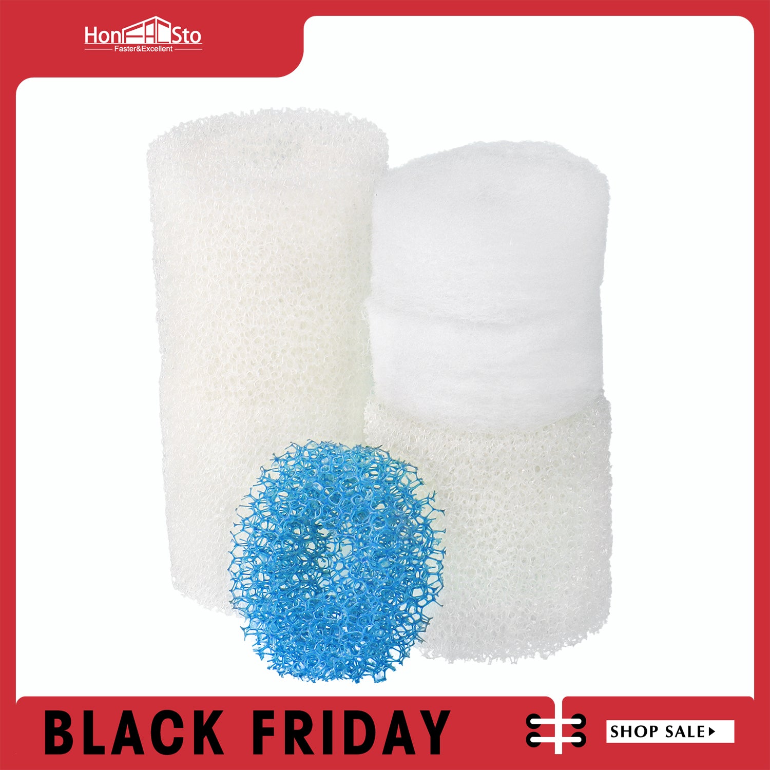 LTWHOME Filterschwamm für Eheim Cartridges Aquaball 2208 2210 2212 60 130 180