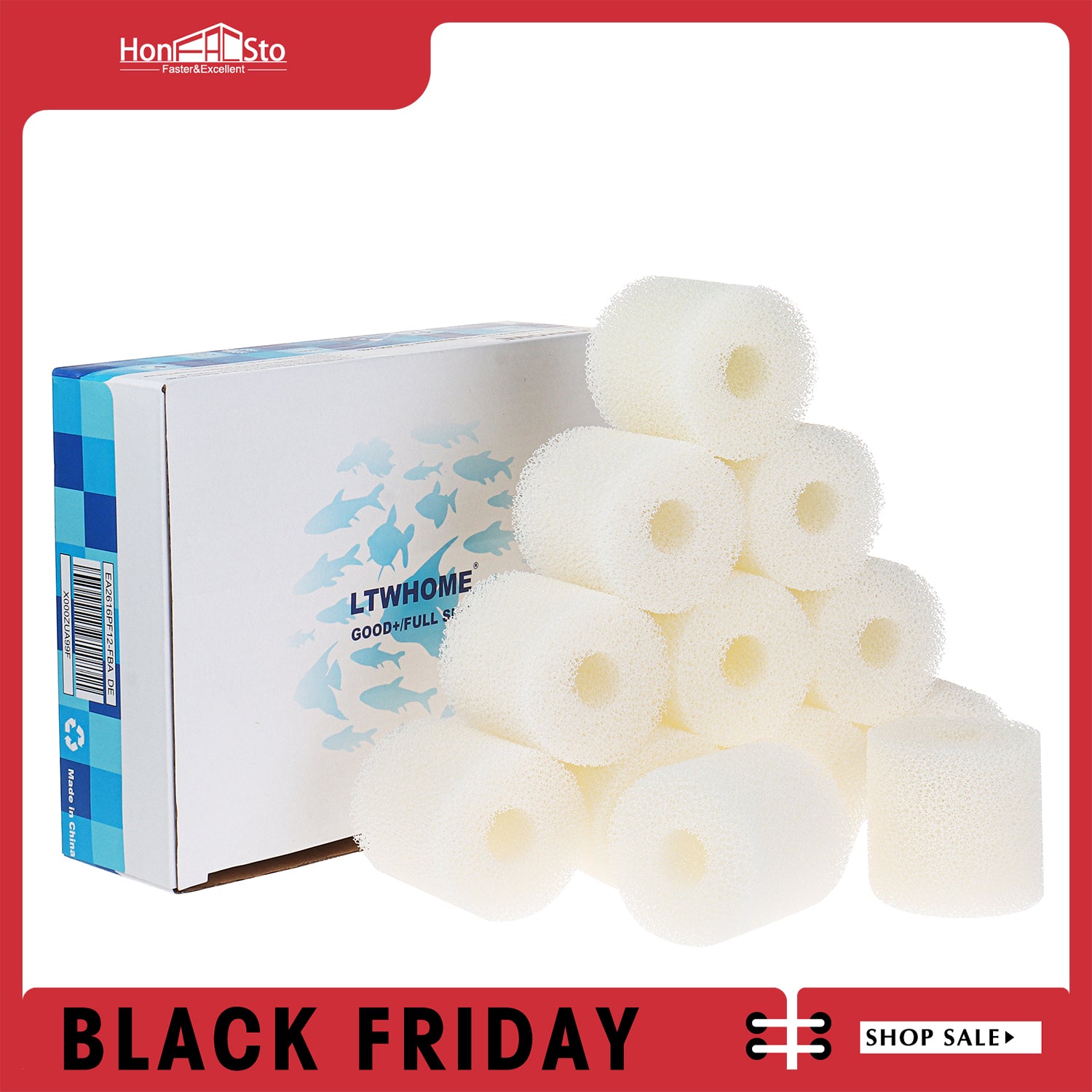 LTWHOME Filterschwamm für Eheim Aquaball 2208 2210 2212 60 130 180