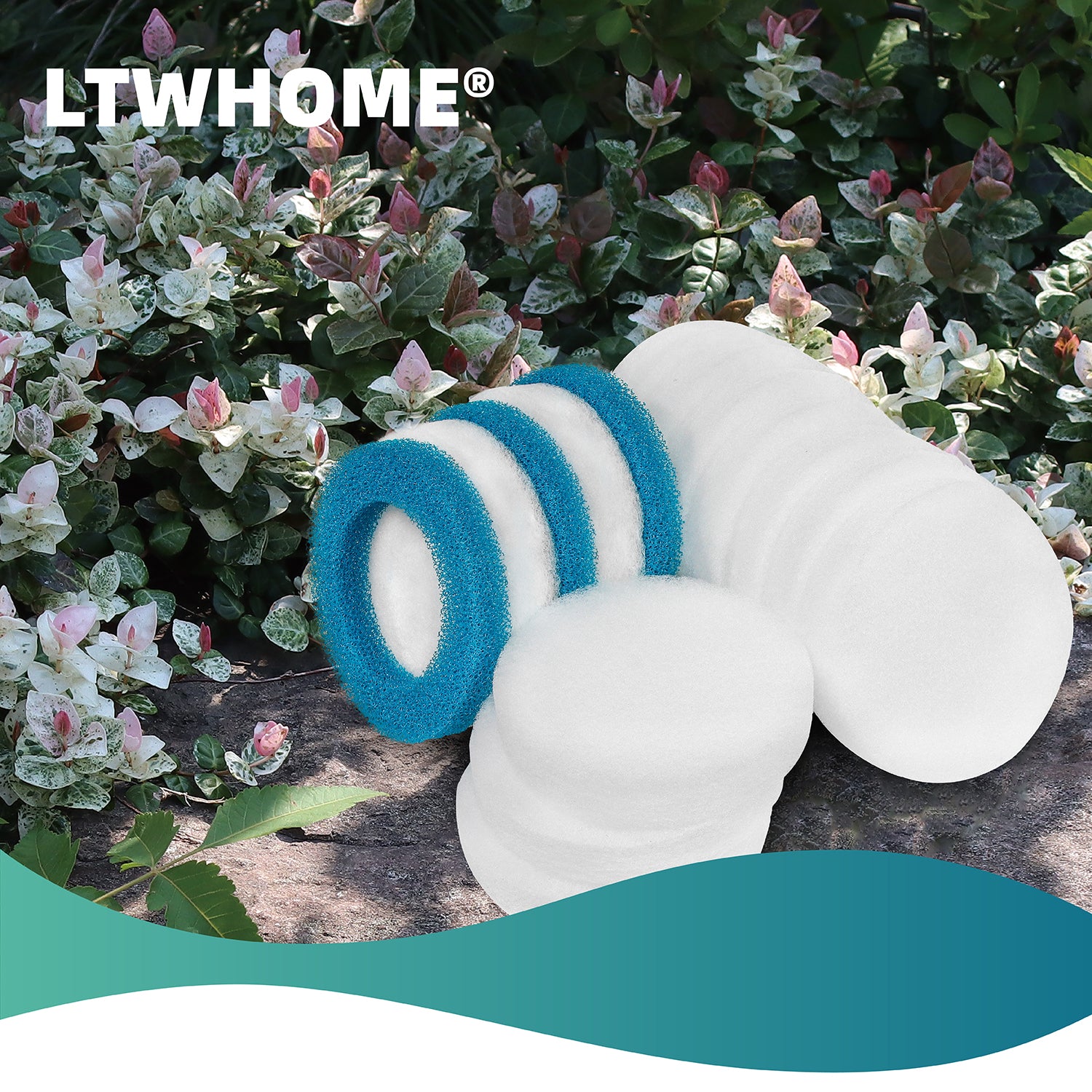 LTWHOME Filterschwamm für Eheim 2616320 Ecco Pro 130 200 300