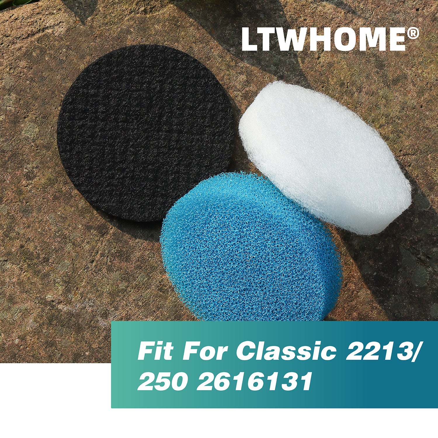 LTWHOME Filterschwamm für Eheim Classic 2213 250 2616131