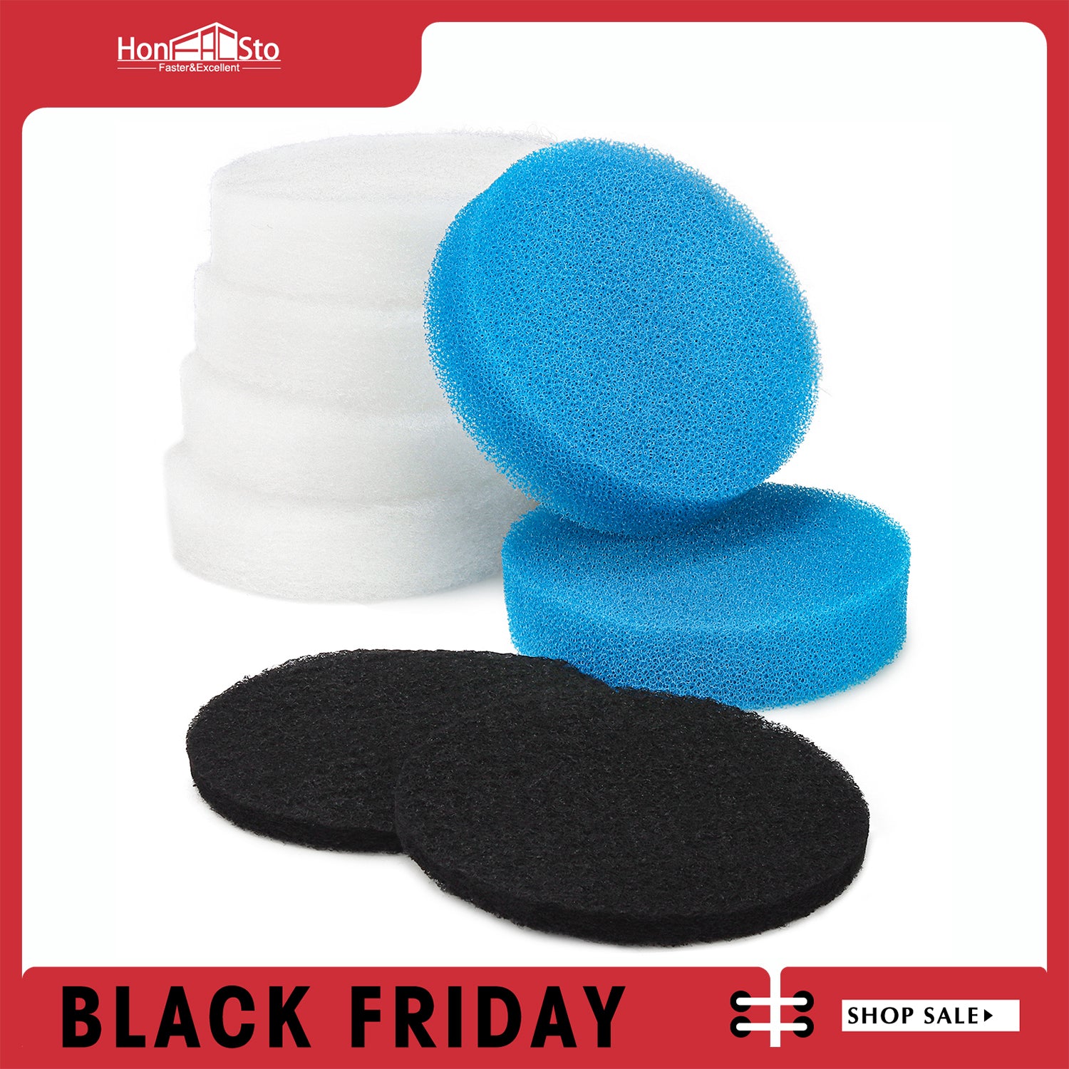 LTWHOME Filterschwamm für Eheim Classic 2213 250 2616131