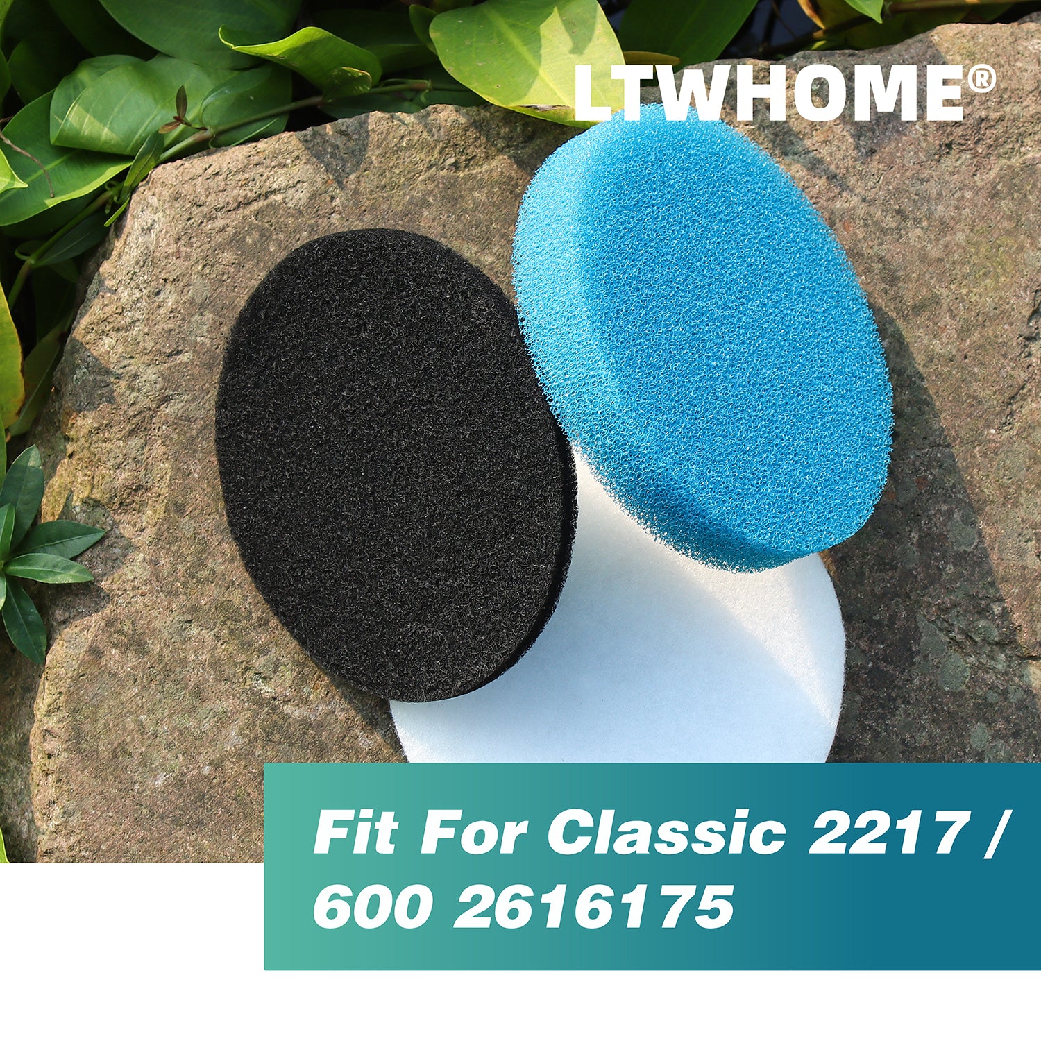 LTWHOME Filterschwamm für Eheim Classic 2217 600 2616175