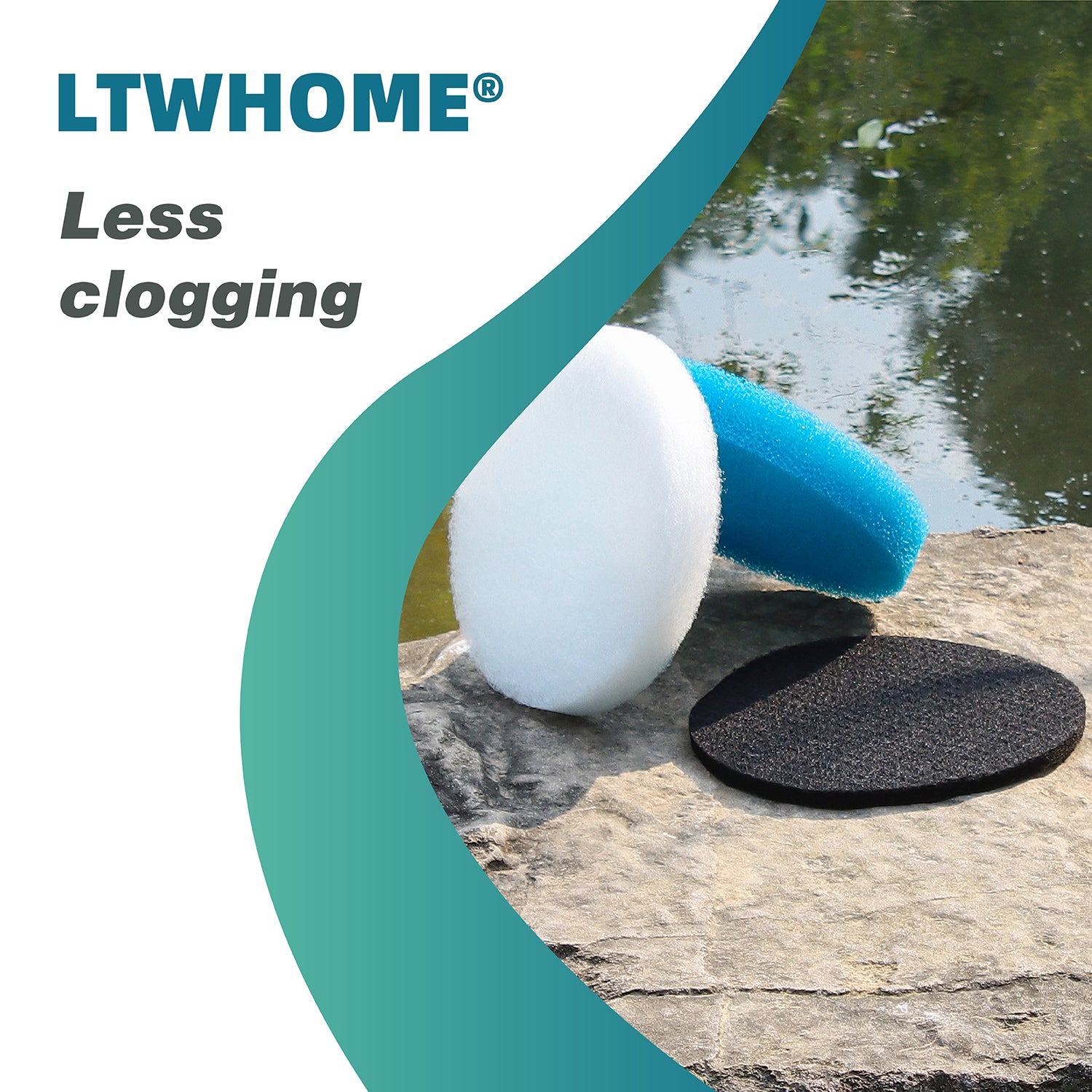 LTWHOME Filterschwamm für Eheim Classic 2217 600 2616175