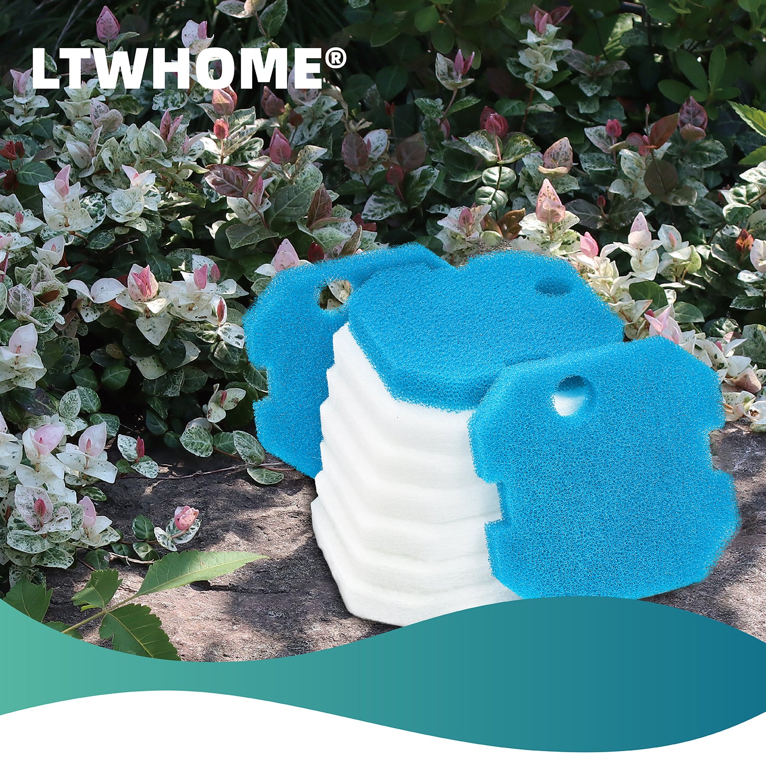 LTWHOME Filterschwamm für Eheim 2616220 Professional 2222 2324 und Experience 150 250 250T
