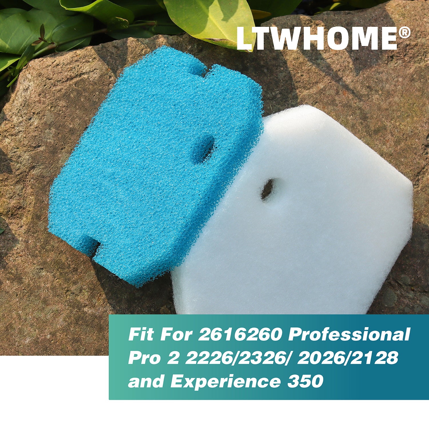 LTWHOME Filterschwamm für Eheim Professional 2 2226 2326 2026 2128 und Experience 350