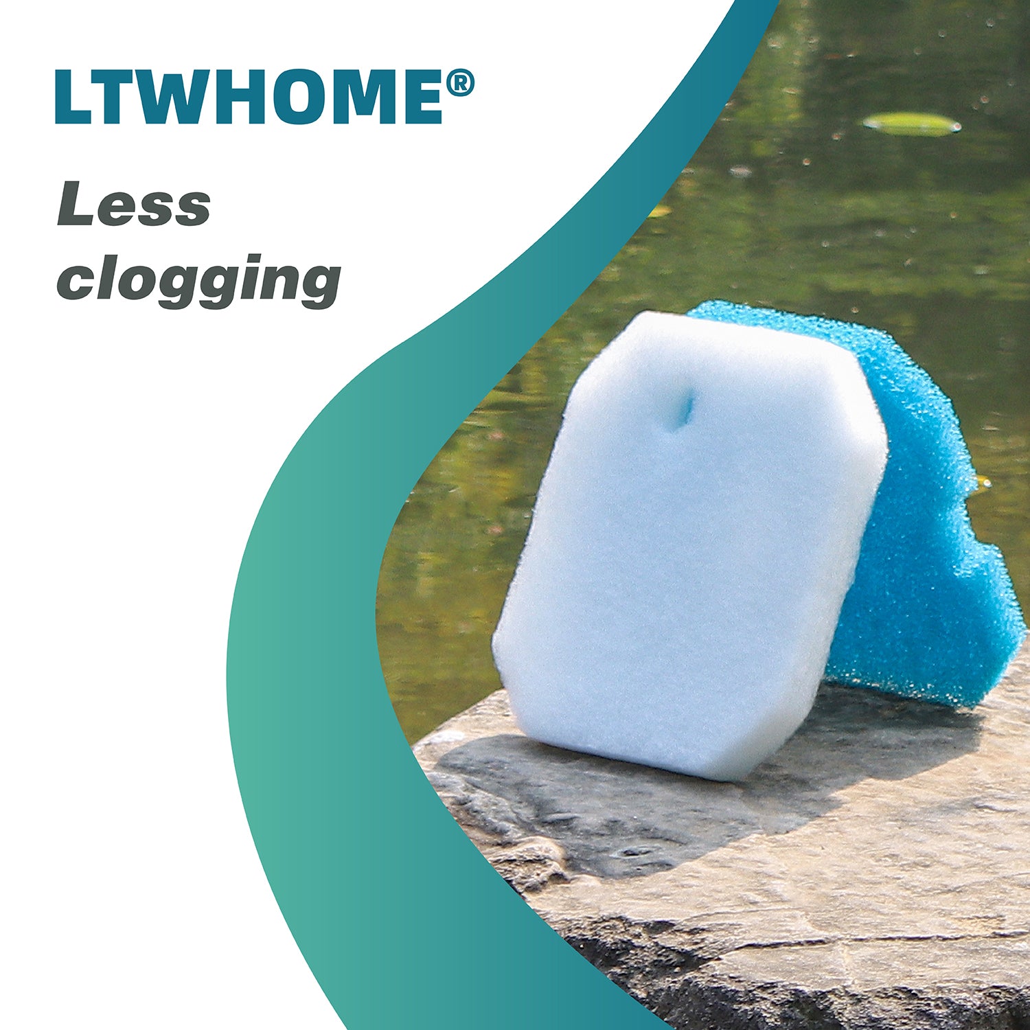 LTWHOME Filterschwamm für Eheim Professional 2 2226 2326 2026 2128 und Experience 350