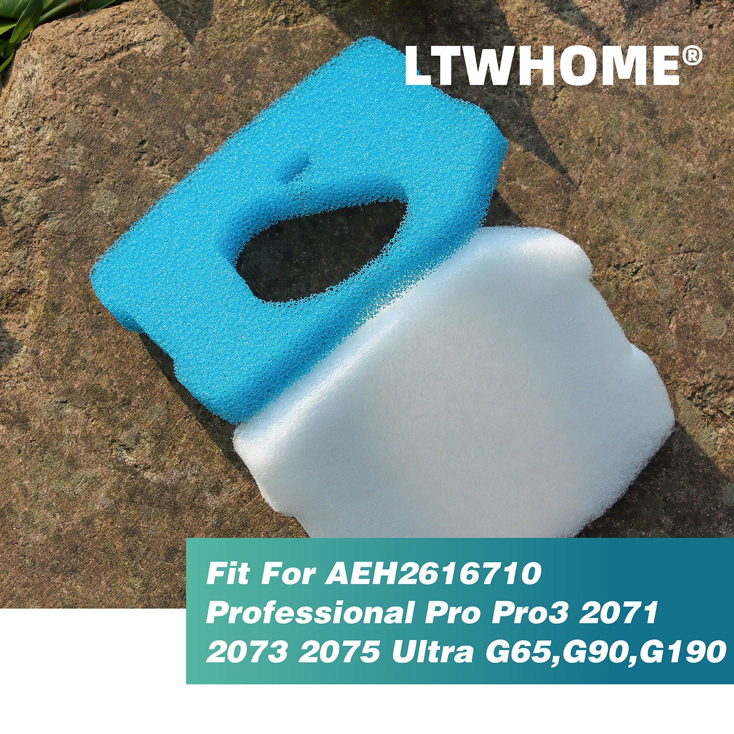 LTWHOME Filterschwamm für Eheim Professional 3 250 350 600 2071 2073 2074 2075