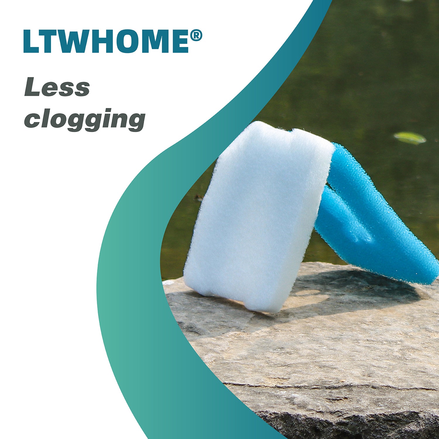 LTWHOME Filterschwamm für Eheim Professional 3 250 350 600 2071 2073 2074 2075