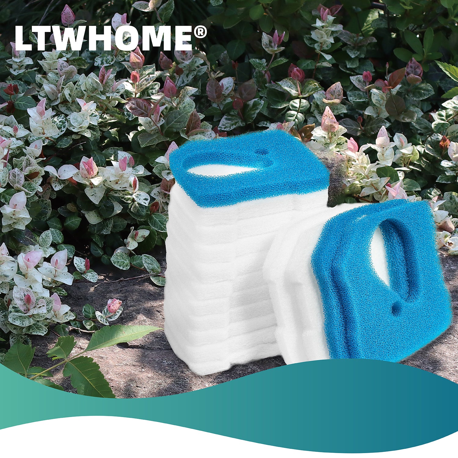 LTWHOME Filterschwamm für Eheim Professional 3 250 350 600 2071 2073 2074 2075
