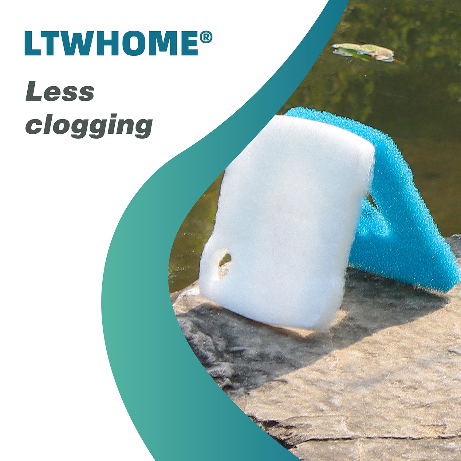 LTWHOME Filterschwamm für Eheim Professional 4 250 250T 350 350T 600 und Pro 4e 350