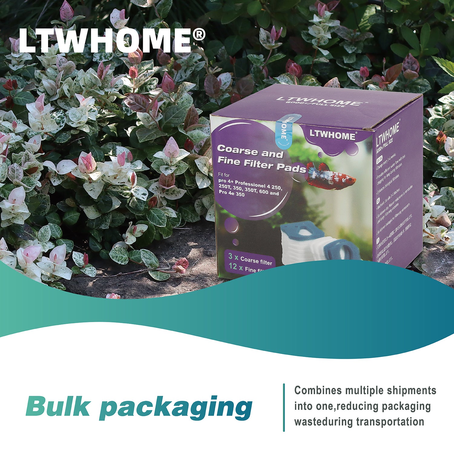 LTWHOME Filterschwamm für Eheim Professional 4 250 250T 350 350T 600 und Pro 4e 350