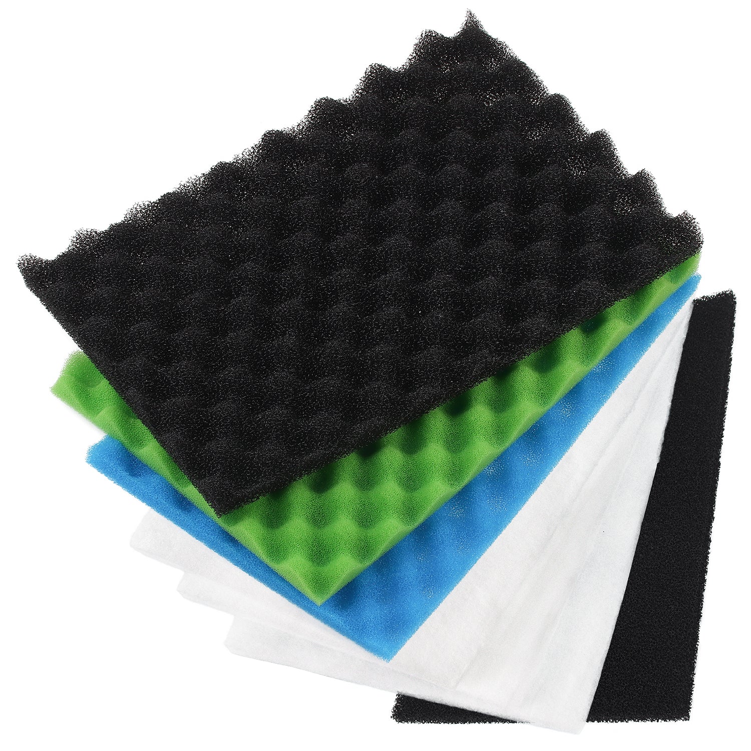 LTWHOME DIY Poly grobe feine Schaum Filter Pads Serie für Aquarium Pond