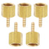 LTWFITTING Messing Fittings Anschluss 1/4" Innengewinde IG x 3 mm Schlauch