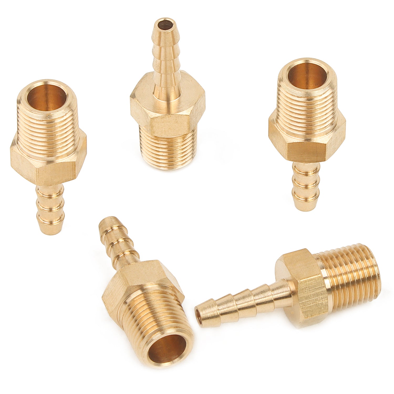 LTWFITTING Messing Fittings Anschluss 1/8" Außengewinde R x 3 mm Schlauch