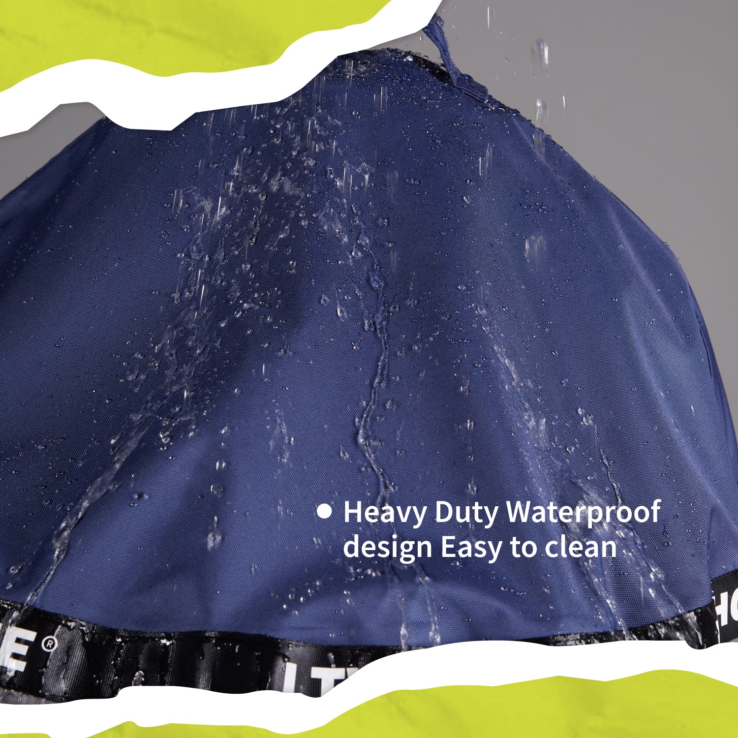 LTWHOME Grillabdeckung passend für Weber Premium 55,8 cm (22 Zoll) Holzkohlegrillabdeckung aus 600D Oxford Robust & Wasserdicht(2 Stück)