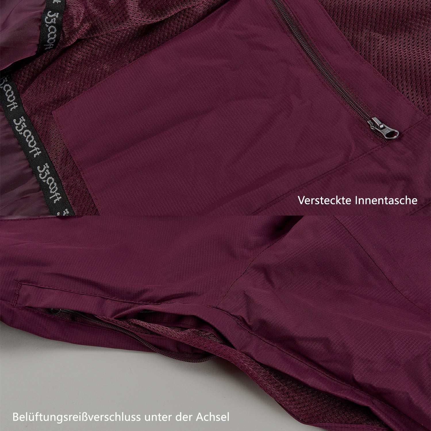 IFOURTHSTYLE Wasserdichte Hundemantel Wintermantel & Damen-Regenjacke Outdoorjacke Set