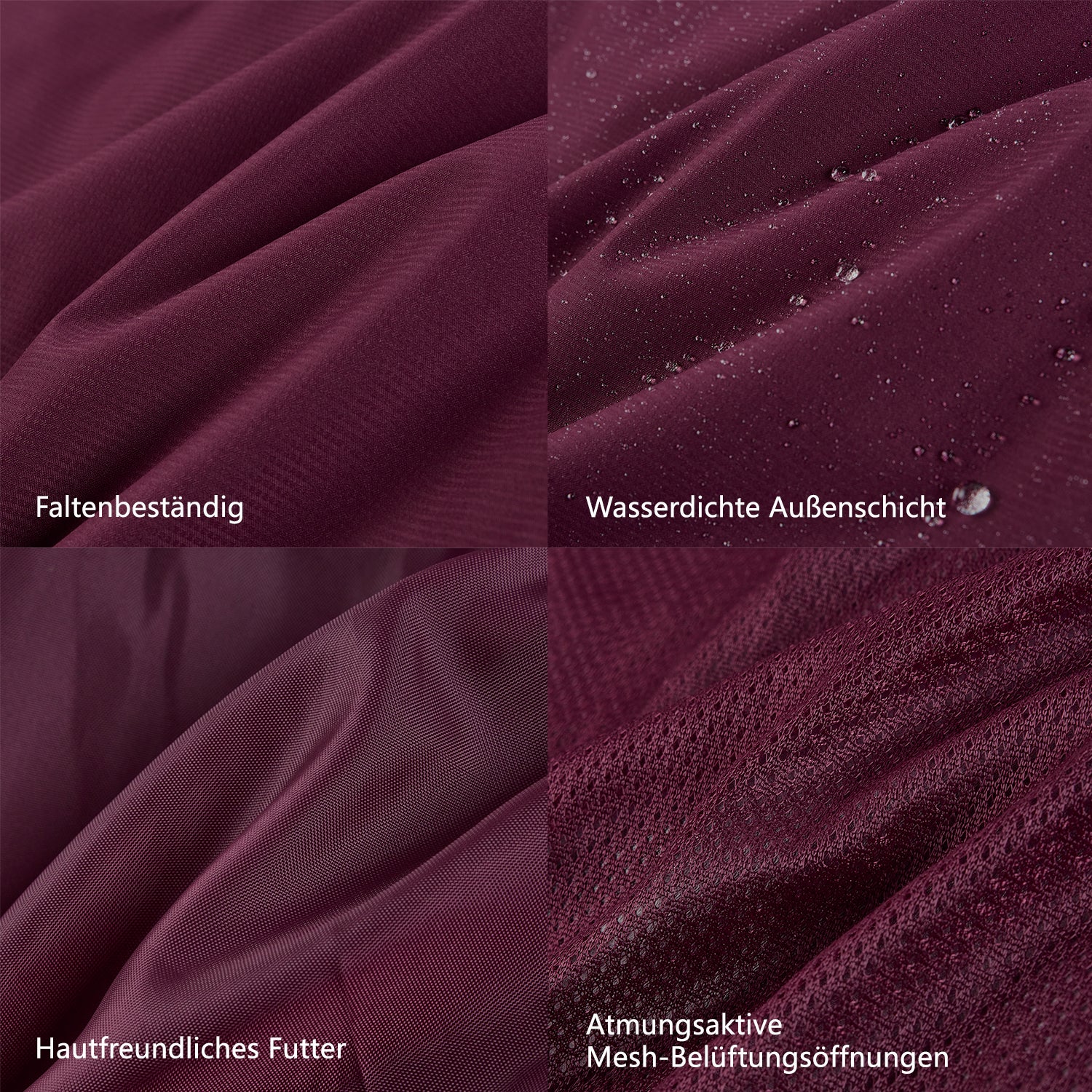 IFOURTHSTYLE Wasserdichte Hundemantel Wintermantel & Damen-Regenjacke Outdoorjacke Set