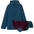 IFOURTHSTYLE Wasserdichte Hundemantel Wintermantel& Herren-Regenjacke Outdoorjacke Set