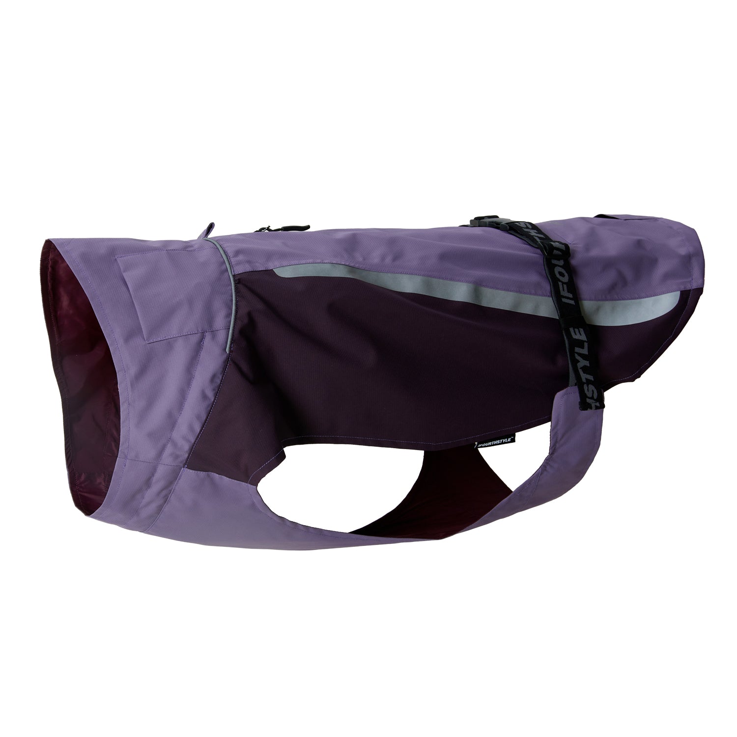 IFOURTHSTYLE Wasserdichter Hunde-Regenmantel Hundejacke Reflektierende Jacke