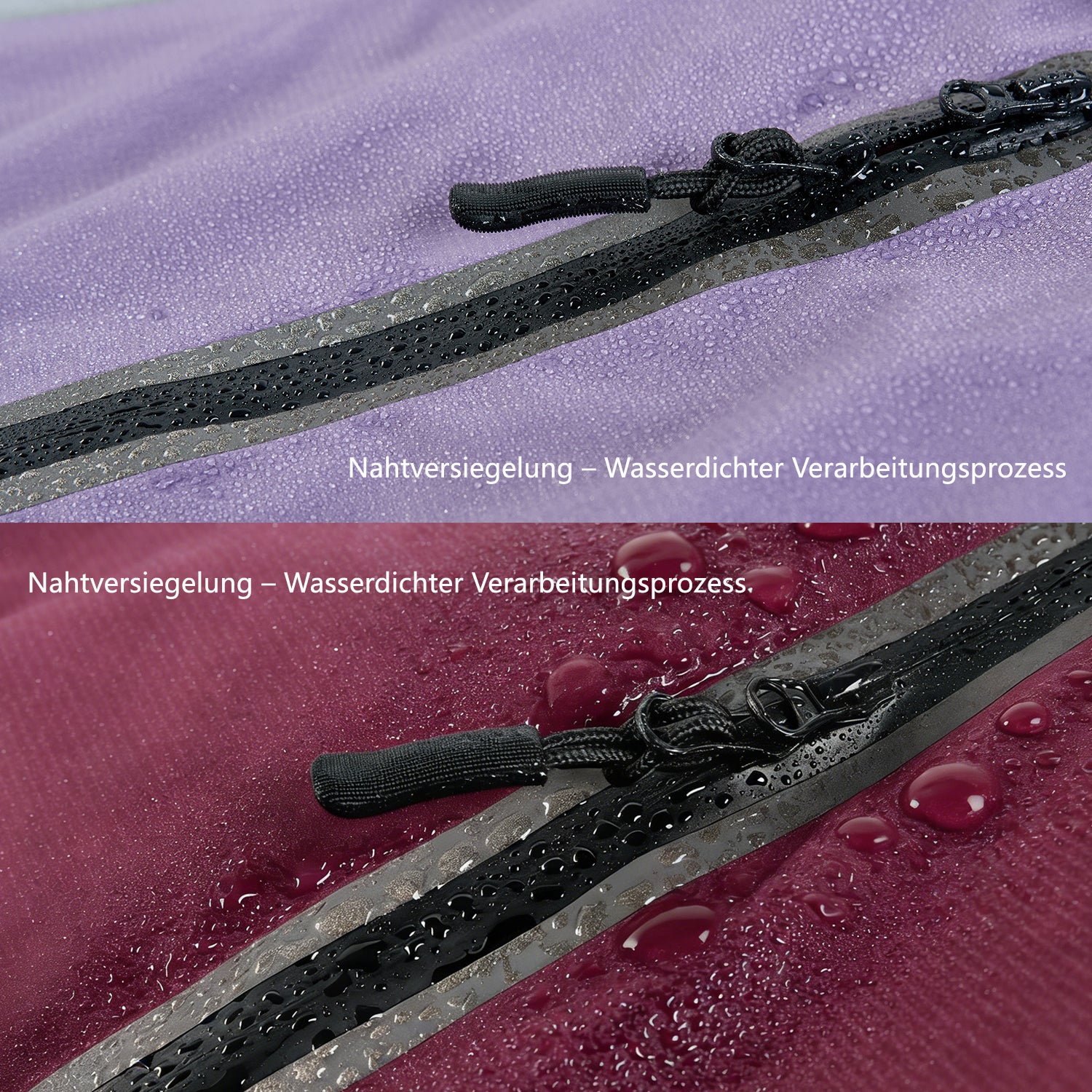 IFOURTHSTYLE Wasserdichte Winterjacke und Regenmantel für Hunde 2-teiliges Set