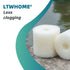 LTWHOME Ersatz Weiße Vor-Filterschwämme für Oase BioMaster Filter, 45ppi (12 Stück)