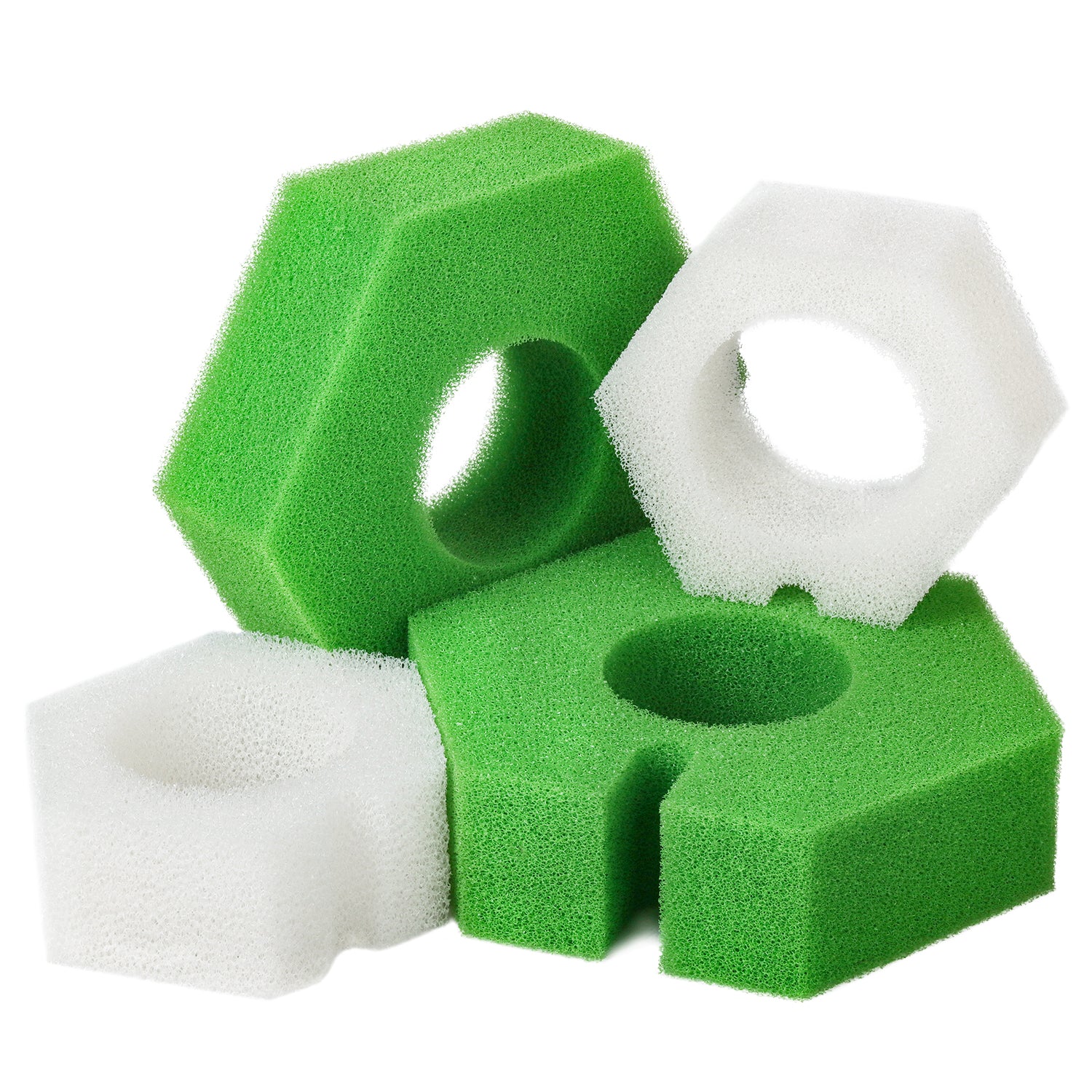 LTWHOME Filterschwamm Ersatzset passend für Oase BioPress 6000/10000 1600/2400 US (4 Stück)