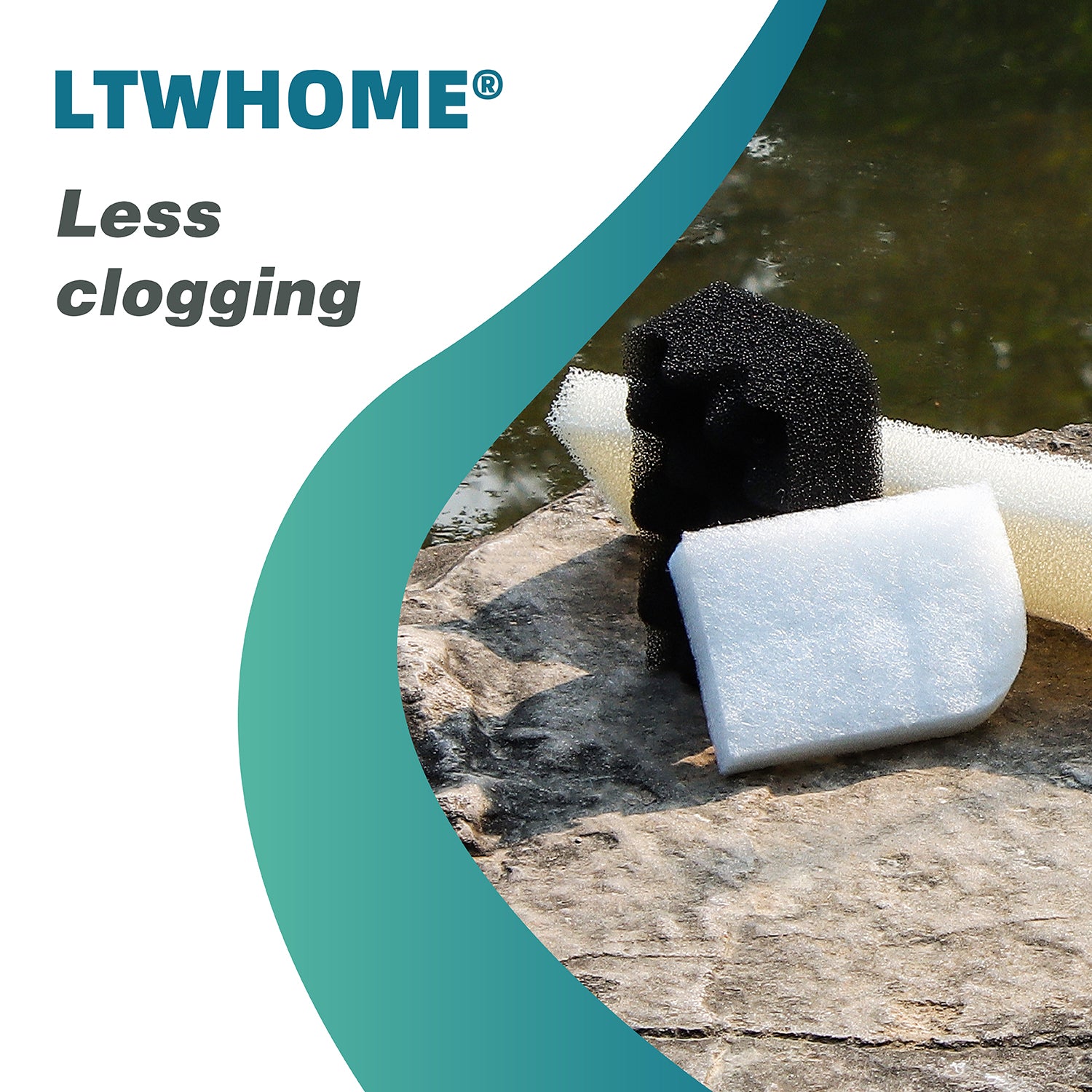 LTWHOME Filterschwamm für Fluval 404 405 406