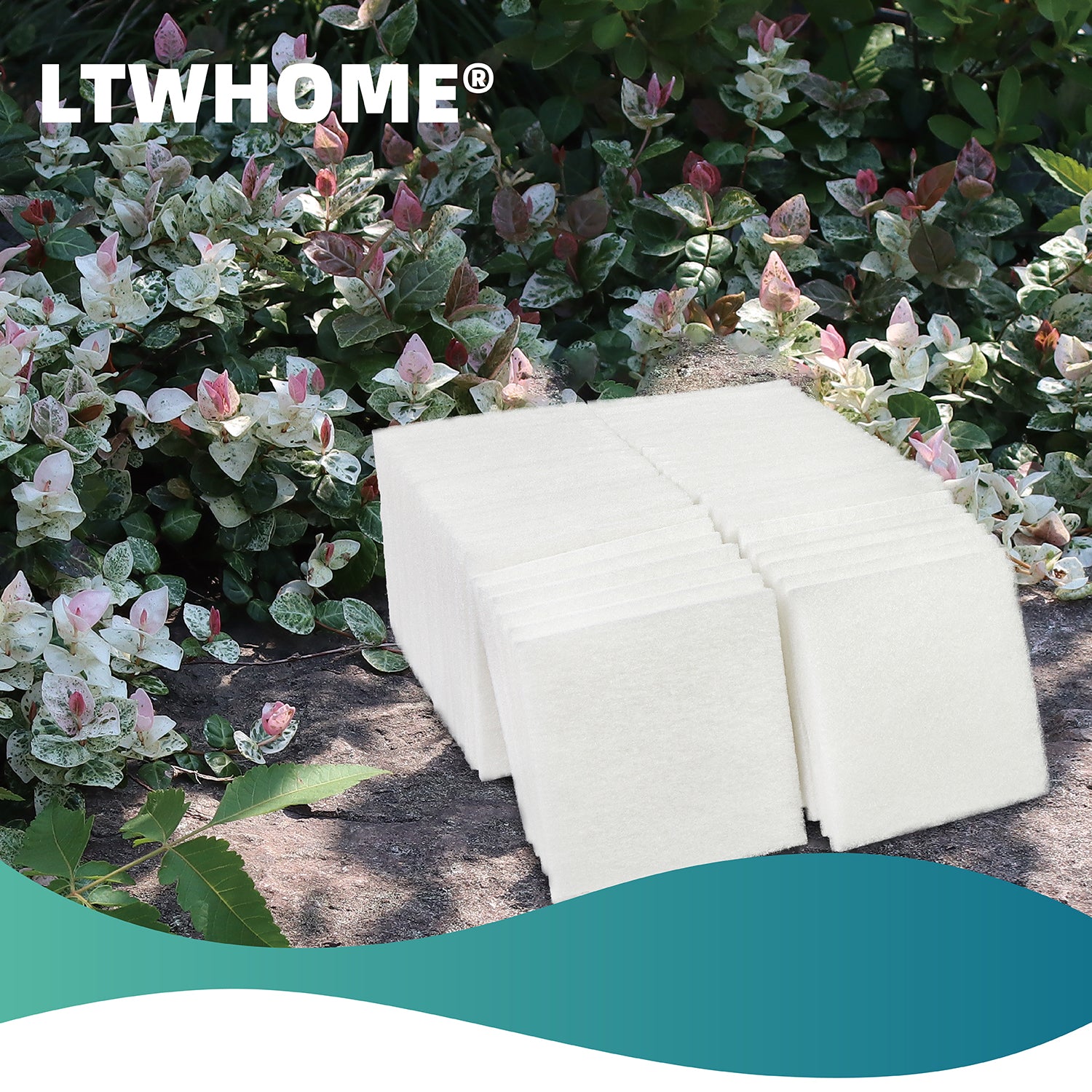 LTWHOME Polyester Filterschwamm für Juwel Jumbo/BioFlow 8.0 Filter/XL