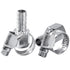 LTWFITTING 2er Set Schlauchtülle 1/4" BSP x 10mm ID Edelstahl 316 Kupplung mit Schlauchschelle 10-16mm