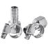 LTWFITTING 2er Set Schlauchtülle 3/8" BSP x 12mm ID Edelstahl 316 Kupplung mit Schlauchschelle 10-16mm