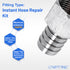 LTWFITTING 2er Set Schlauchtülle 3/4" BSP x 19mm ID Edelstahl 316 Kupplung mit Schlauchschelle 14-27mm