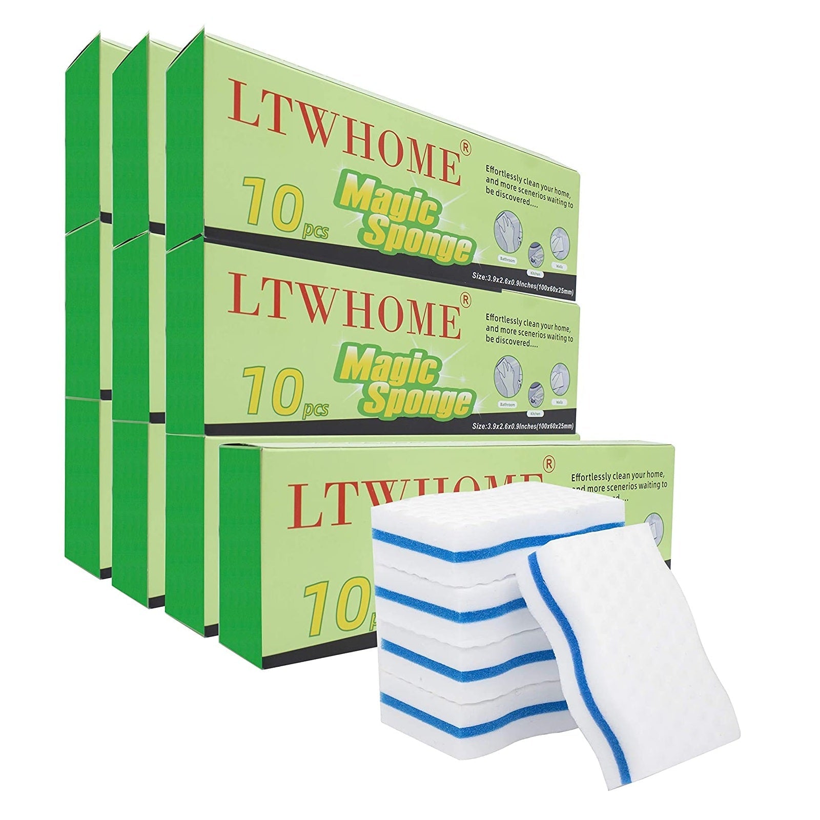 LTWHOME Magic Reinigungsschwamm in Blau