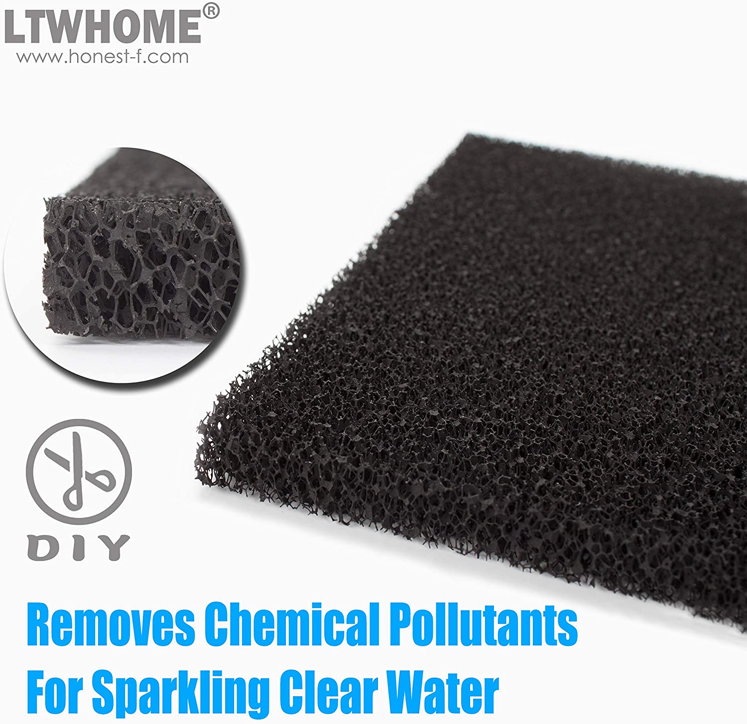 LTWHOME DIY Poly grobe feine Schaum Filter Pads Serie für Aquarium Pond
